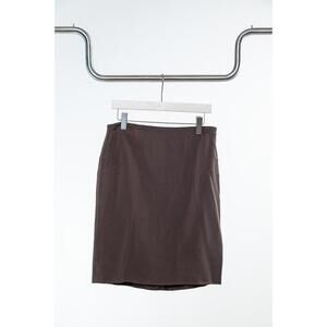 Jil Sander Brown Knee Length Skirt
